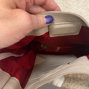 Hammitt shoulder bag with adjustable strap. Beige/tan